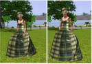 Sims 3 — Gown dress by MelissaMel — Here is a gown dress custom mesh by me! It could be useful in victorian hoods.