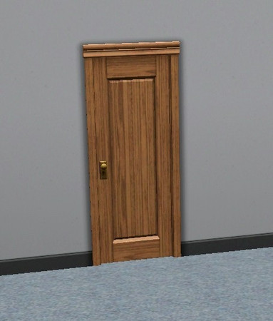 Sims 3 — Door single plain by daisylee — Door single plain. TSRAA. No stained glass!!! Good for interior doors.