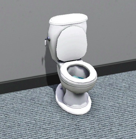 Sims 3 — Toilet moderate plain by daisylee — Toilet moderate plain. TSRAA