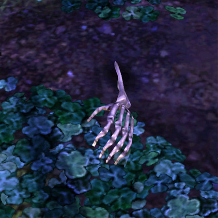 Sims 3 — Bony Hand (left) by Cyclonesue — Clawing away at the ground - searching for that missing TV remote! By