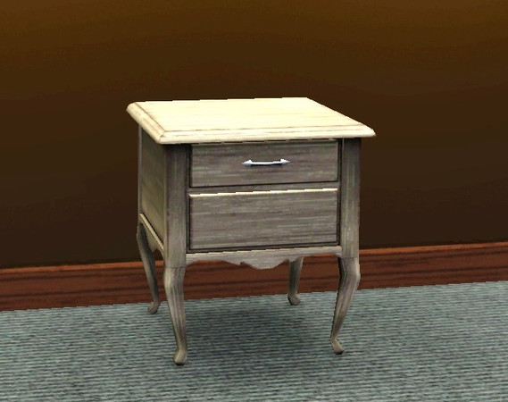 Sims 3 — Table end country plain by daisylee — Table end country plain. TSRAA. No flowers!!!