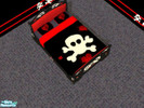 Sims 2 — Skull n Hearts Bed by thudricdholee — A cute bed for your Sims teen. Part of the Skull n Hearts Set. Recolor of