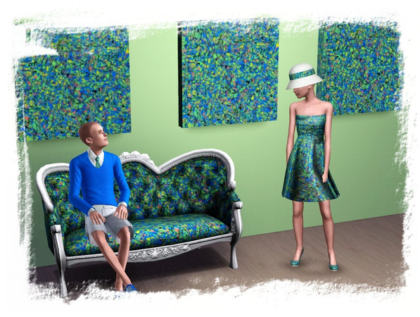 Sims 3 — Modern psychedelic by oldmember_tibaol — Modern psychedelic pattern with 4 color channels