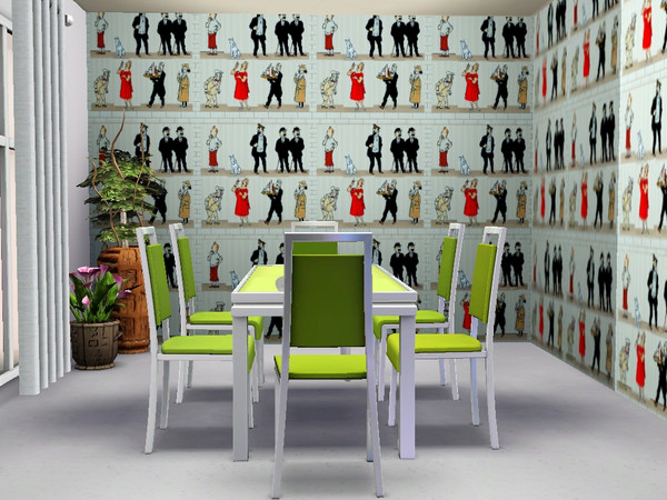 Sims 3 — Tintin by Freemousse — Theme concrete 