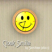 Sims 3 — Clock Smile by Semitone — -