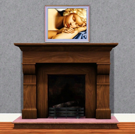 Sims 3 — Tamara Lempicka Painting 3 by daisylee — Girl Sleeping. TSRAA