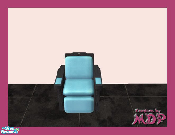 Sims 2 — MDP Azure Mission Recliner by MelandStv — There are 10 colourful upholsteries in this set. Part of my Colour