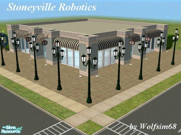 Sims 2 — Stoneyville Robotics by Wolfsim68 — For the latest technological advances in Robotics, we stock a complete range