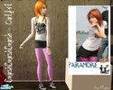 Sims 2 — CrushCrushCrush /Outfit - by Physia by Physia — Here :D I have tried at one outfit by Hayley Williams [Paramore]