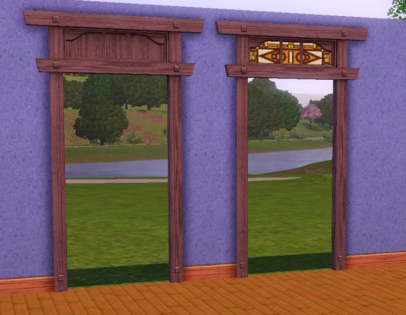 Sims 3 — door single mission arch plain by daisylee — door single mission arch plain TSRAA