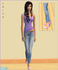 Sims 2 — Sexy Muse - Purple by skiva — Be his sexy muse in this peppery dress. This outfit includes beautiful high heels