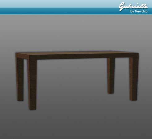 Sims 3 — Table by Newtlco — Gabrielle by Newtlco @ thesimsresource.com