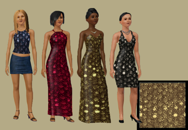 Sims 3 — sequin big by lreveles18 — sequin fabric big pattern
