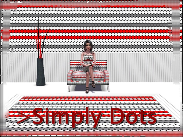 Sims 3 — Simply Dots Pattern by MrDenue — This is one of my simply and stylish-Patterns. They are all recolorable (4