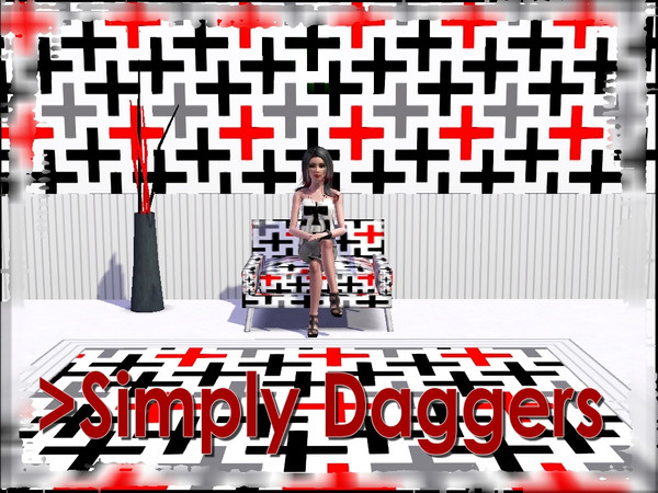 Sims 3 — Simply Daggers Pattern by MrDenue — This is one of my simply and stylish-Patterns. They are all recolorable (4