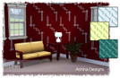 Sims 3 — Lines by ashina — This is a perfect pattern to admire the meaning of lines!! 3 Recolorable Palettes