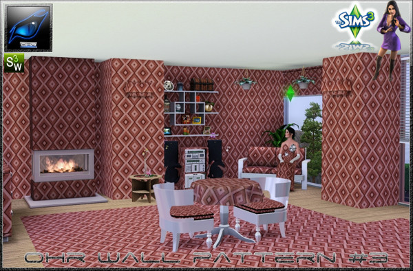 Sims 3 — OHR Wallpaper pattern #3 - 2009 by _Sanel_ — 3rd wallpaper pattern to make ur sims happy enoy