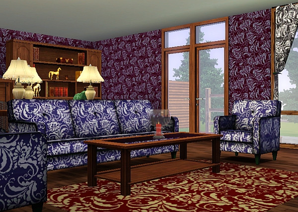 Sims 3 — Old Floral Pattern 2 by TheNinthWave — I love the way this pattern turned out. Found in abstract, with 2