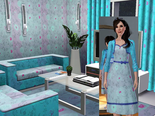 Sims 3 — Tissu1 by Freemousse — Abstract