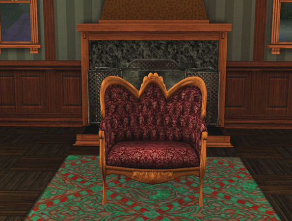 Sims 3 — bbb Camelback Chair by babybluebug — bbb Camelback Chair created by babybluebug