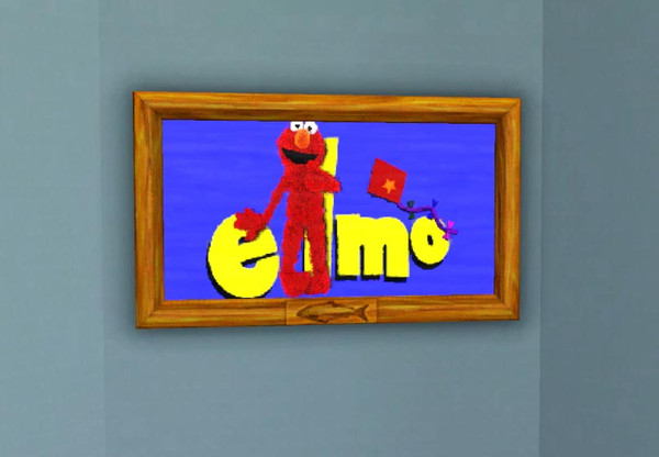 Sims 3 — Painting elmo clone by ataylor69 — Painting elmo