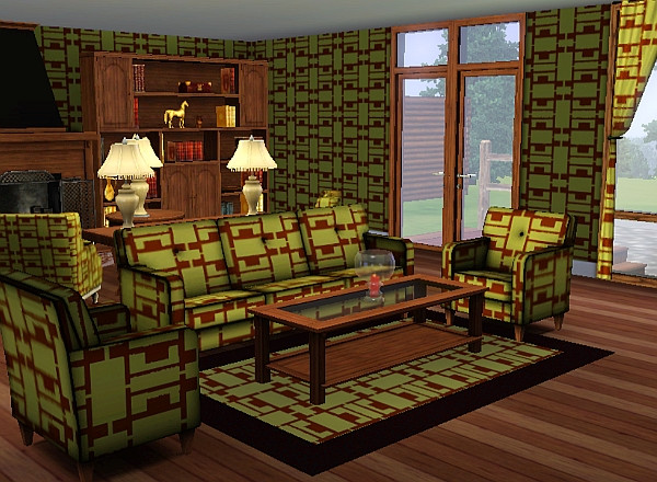 Sims 3 — Tiki Pattern  by TheNinthWave — Tiki Pattern with 2 channels found in abstract