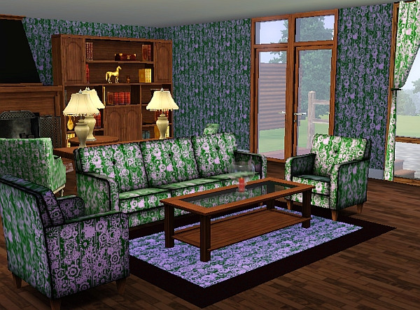Sims 3 — Groovy Sprinkles Pattern by TheNinthWave — I love the way this pattern turned out. Great for a retro look. 2