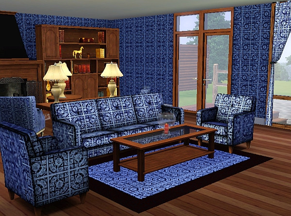 Sims 3 — Lapis Pattern by TheNinthWave — Lapis Pattern found in abstract with 2 channels.