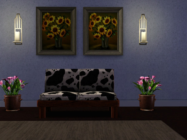 Sims 3 — bbb Danish Modern Loveseat by babybluebug — bbb Danish Modern Loveseat created by babybluebug