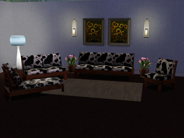 Sims 3 —  bbb Danish Modern Set by babybluebug — This set is a modern Danish Livingroom set complete with armless chair,