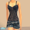 Sims 2 — Shorty Jeans  by Allsimsinparis — Inspired by Abercrombie & Fitch