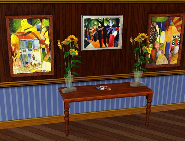 Sims 3 —  August Macke Paintings by kitkat7145 — 