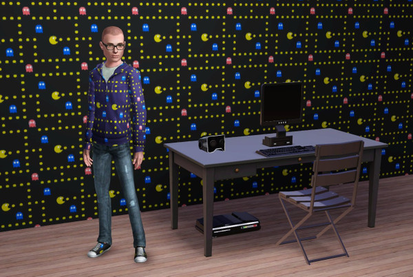 Sims 3 — Pacman by oldmember_tibaol — A pattern inspired by Pac-Man