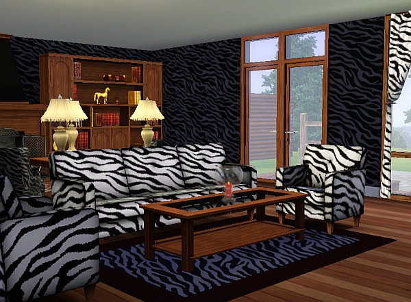 Sims 3 — Stripes! Sims 2 Carpet as Pattern by TheNinthWave — Stripes! Sims 2 Carpet as 2 channel Theme Pattern