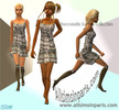 Sims 2 — Pretty dress fro fashion women by Allsimsinparis — Abercrombie & Fitch collection