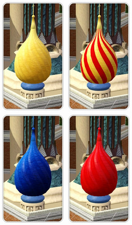 Sims 3 — Medium Russian Cupola (4Tile) by moschino_K — Russian Architecture Elements