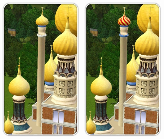 Sims 3 — Russian High Tower Cupola by moschino_K — Russian Architecture Elements