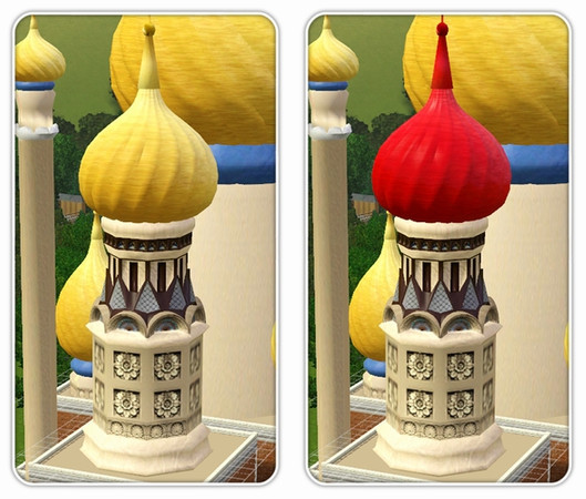 Sims 3 — Primary Russian Tower Cupola by moschino_K — Russian Architecture Elements