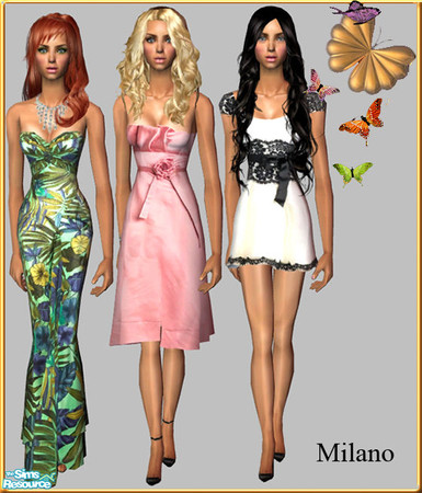 Sims 2 — Dresses by milanokat — 