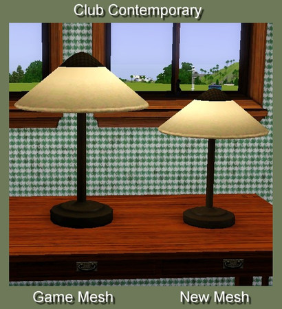 Sims 3 — Lighting table club contemporary Smaller Version by Dgandy — Lighting table club contemporary modified to make