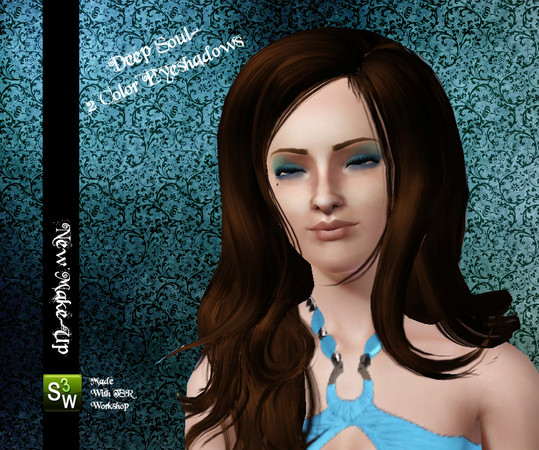 Sims 3 — Deep Soul Eyeshadows-2 Colours by Frozen and Iced — New 2 colour eyeshadow which will give you to look at your