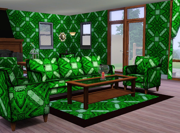 Sims 3 — Sprout Pattern by TheNinthWave — Sprout Abstract Pattern 3 channels