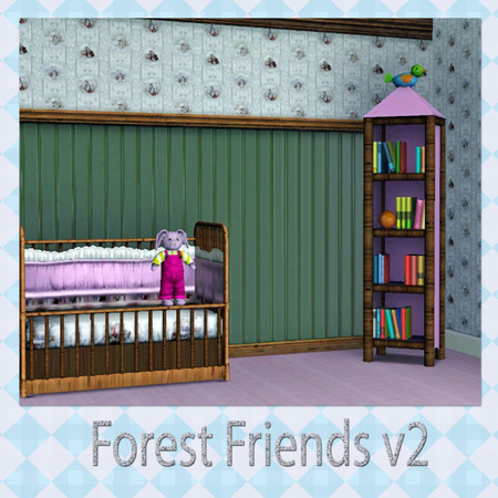 Sims 3 — Forest Friends v2 by Greda — Kids Pattern