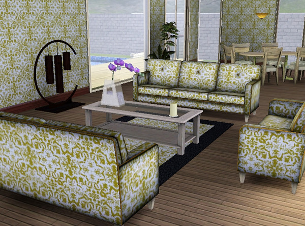 Sims 3 — Fanciful Abstract Pattern by TheNinthWave — Fanciful Abstract Pattern with 2 channels