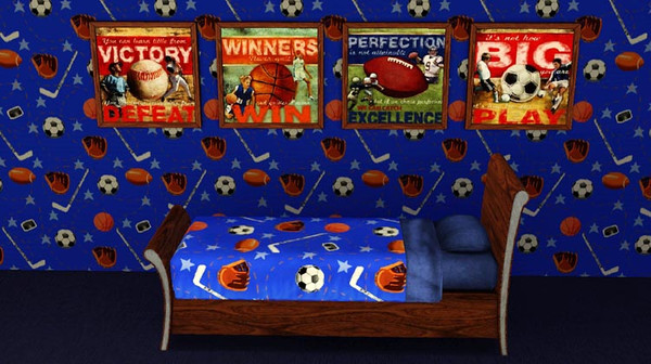 Sims 3 —  Sports Inspirations by ataylor69 — A little inspiration for every sport! There is one for football, soccer,
