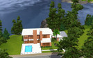 Sims 3 — 70s retro by Allison_maxwell — 3 br, 3 ba. I made this house based off from a plan on a globalhouseplans.com,