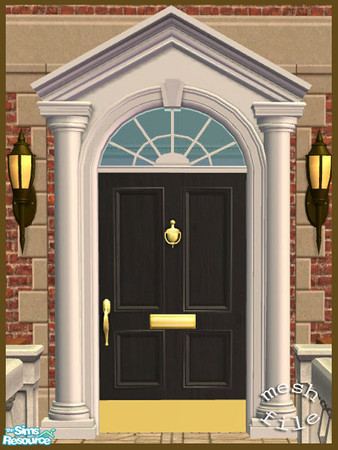 Sims 2 — Pedimentary, My Dear! Triangle by phoenix_phaerie — A triangular pediment that is reminiscent of Ancient Grecian