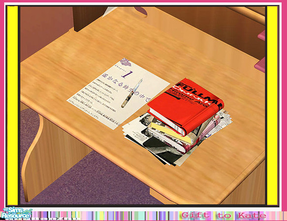 Sims 2 — Gift to Kate  - books by huabanzhu — 