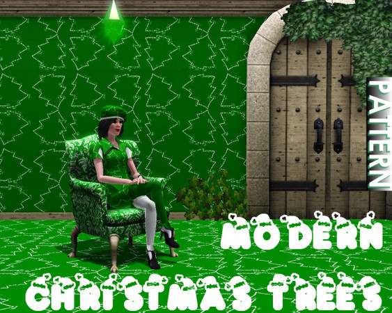 Sims 3 — Modern Christmas Tree Pattern nr 2 by MrDenue — It's winter time and Santa will visit us soon! Everyone knows