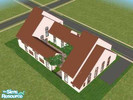 Sims 2 — Sam\'s Mediterranean Manor by johnn — Large Mediterranean Manor. Two Bedrooms, Two Bathrooms. I have only